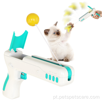 Sino de penas arejado interativo de gato de plástico com novo design